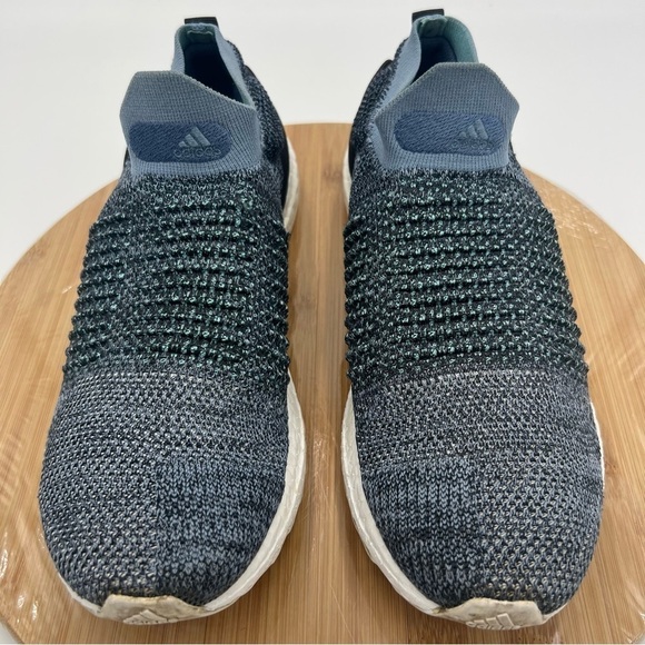 Adidas Ultra Boost Laceless Parley Raw Grey Carbon Blue Spirit CM8271 Mens 8 - Picture 4 of 14